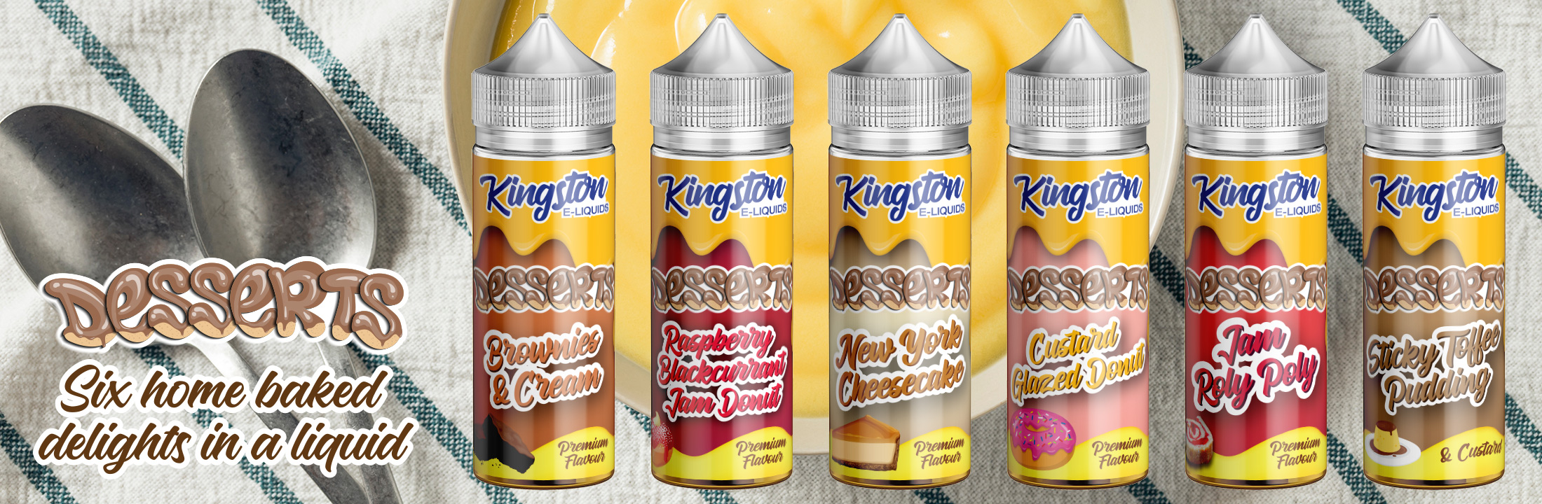 Kingston Desserts - 120ml