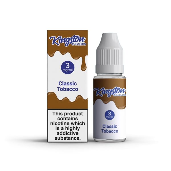 Kingston 50/50 10ml - Pack of 10 - Classic Tobacco