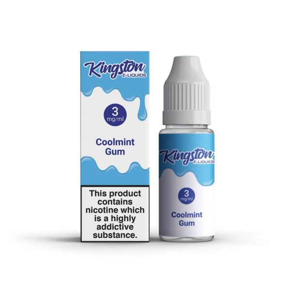 Kingston 50/50 10ml - Pack of 10 - Coolmint Gum