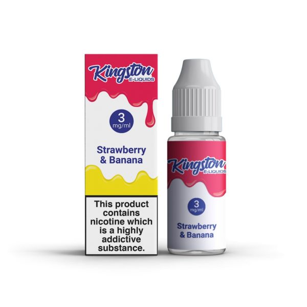 Kingston 50/50 10ml - Pack of 10 - Strawberry Banana