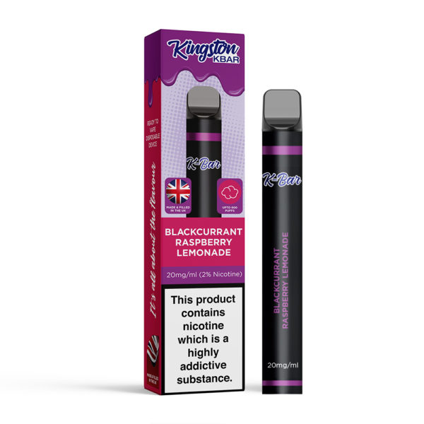 Kingston Kbar - Blackcurrant Raspberry Lemonade - Pack of 10