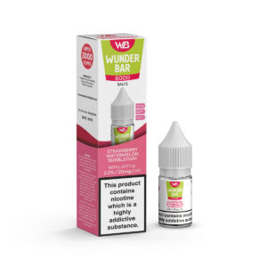 Wunderbar 6000 Salts - Strawberry Watermelon Bubblegum - Pack of 10x10ml