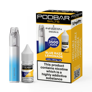 Podbar Salts x Innokin Endura S1 - Blue Razz Lemonade - 10mg - Pack of 5