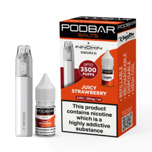 Podbar Salts x Innokin Endura S1 - Juicy Strawberry - 10mg - Pack of 5