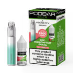 Podbar Salts x Innokin Endura S1 - Kiwi Passionfruit Guava - 10mg - Pack of 5