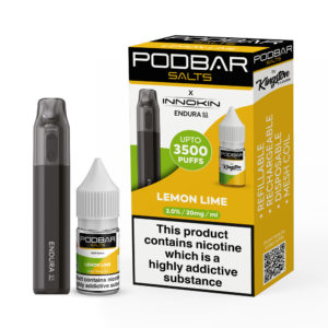 Podbar Salts x Innokin Endura S1 - Lemon Lime - 10mg - Pack of 5